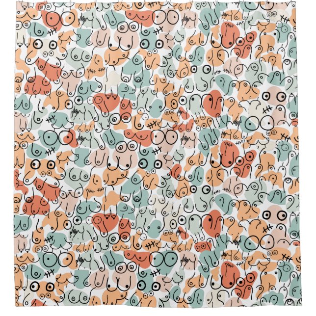 fun baby shower design curtain (Front)