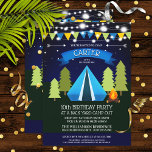 Fun Backyard Camp Out Birthday Party Invitation<br><div class="desc">Add your own details to these super fun, back yard camp out party invitations. Great for birthday's, graduation, housewarming or whatever you're celebrating. If you need any assistance customising the template, please don't hesitate to contact me via the link shown, and I'll be happy to help you make it perfect...</div>