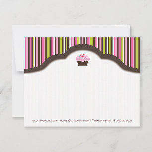 Fun Bakery Cupcake Notecards