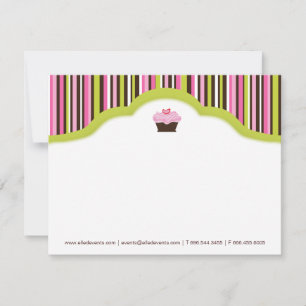 Fun Bakery Cupcake Notecards