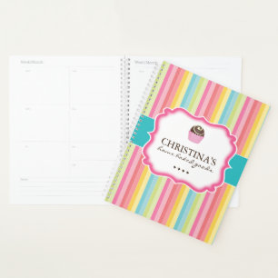 Fun Bakery Note Book Planner