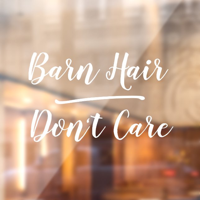 Fun Barn Hair Don't Care Ranch Farm Country Horse  (Sheet 2)
