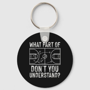 Fun Basketball Coach Design Men Women Ball Game Tr Key Ring