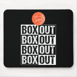Fun Basketball Coach  Gift Box Out Saying Mouse Pad