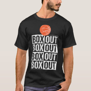 Fun Basketball Coach Gift Box Out Saying T-Shirt