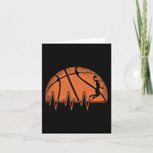 Fun Basketball Heartbeat Basketball Player Card