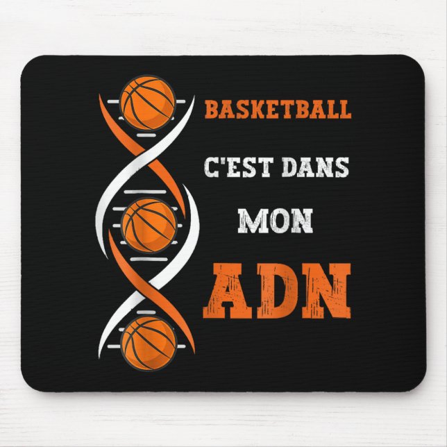 Fun Basketball Its In My Dna Basketball  Mouse Pad (Front)