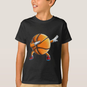 Fun Basketball Makes Dab Basketball Player Kids  T-Shirt