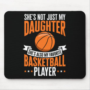 Fun Basketball Parent She's My Favourite Basketbal Mouse Pad