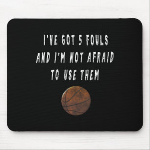 Fun Basketball Player  Trash Talking Tees Coach Gi Mouse Pad
