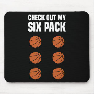 Fun Basketball Six Pack Basketball Player Mouse Pad