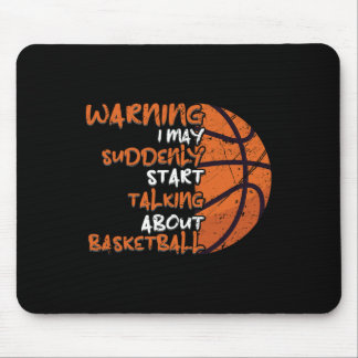 Fun Basketball top  Basketball Lover Mouse Pad