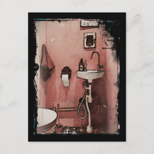 Fun Bathroom Postcard