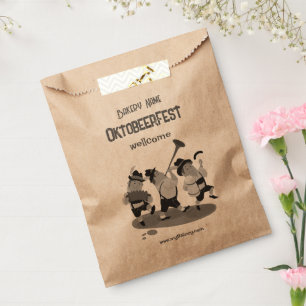 fun Bavarian Musician invite to Oktoberf Favour Fa Bags