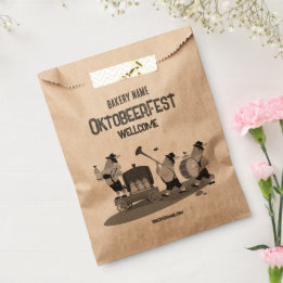 fun Bavarian Musician invite to Oktoberf Favour Favour Bags