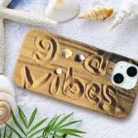 Fun Beach Sand Seashells Good Vibes Quote Photo