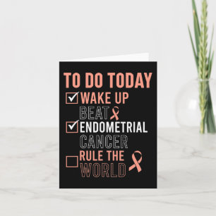 Fun Beat Endometrial Cancer Rule the World - Survi Card