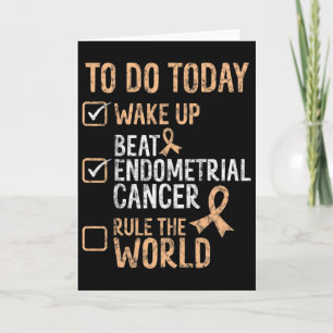 Fun Beat Endometrial Cancer Rule The World Survivo Card