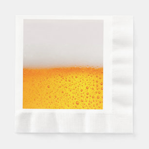 Fun Beer Brewery drinking happy hour Party Napkin