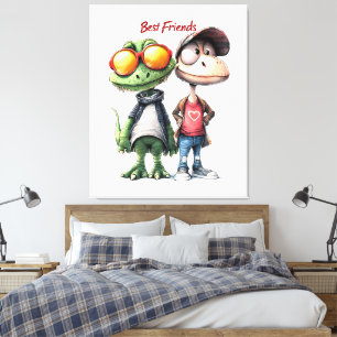 Fun "Best Friends" Wall Art