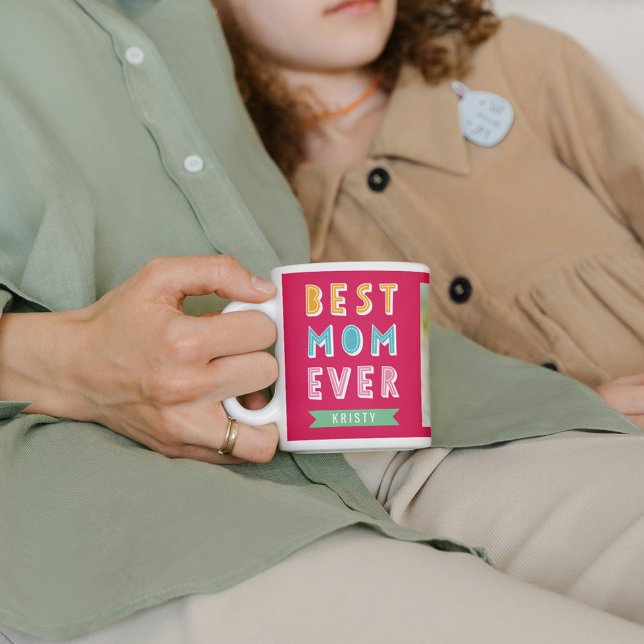 Fun Best Mum Ever Personalised Mug (Creator Uploaded)