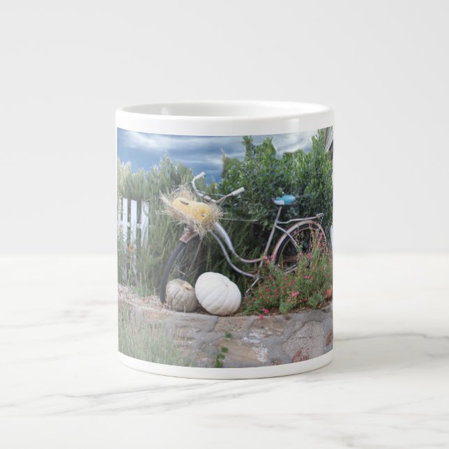 Fun Bicycle Ride Large Coffee Mug (Front)