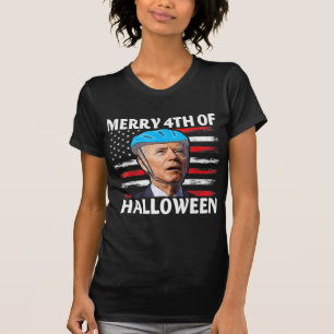 Fun Biden Dazed Merry th July Happy Halloween Bide T-Shirt