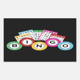 Fun Bingo lovers gambling sticker