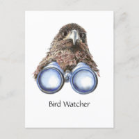 Fun Bird Watching Quote Pun Hawk Binoculars