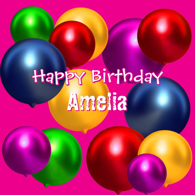 Fun Birthday Balloons Personalised  Wrapping Paper (Creator Uploaded)