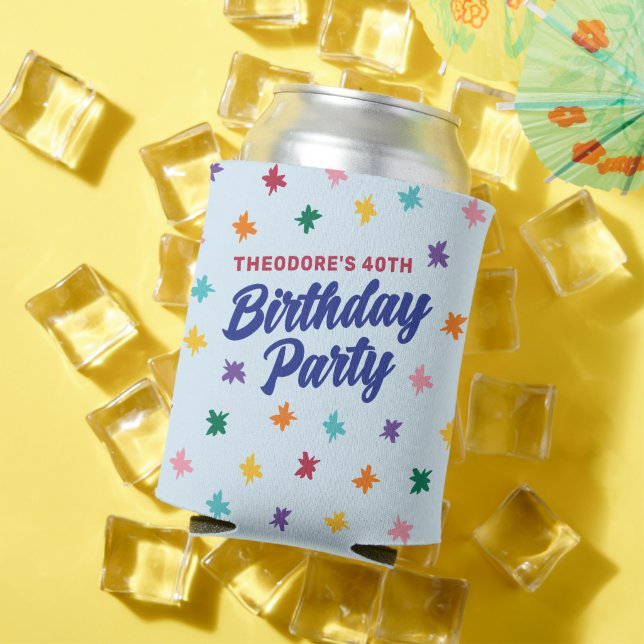 Fun Birthday  Can Cooler (In Situ Summer)