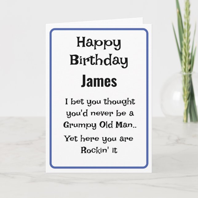 Fun Birthday Card (Front)