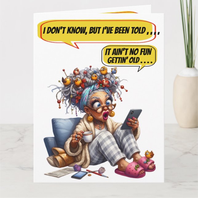 FUN BIRTHDAY - SEE INSIDE and Back ... Card (Front)