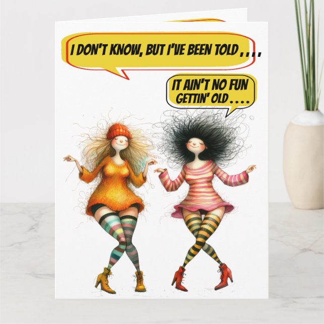 FUN BIRTHDAY - SEE INSIDE and Back ... Card (Front)