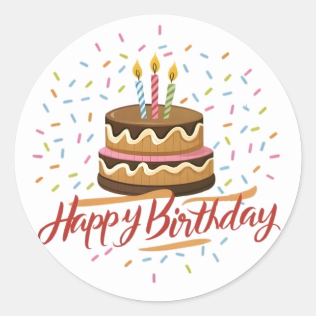 Fun Birthday Stickers (Front)