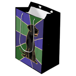 Fun Black Labrador Retriever Gift Bag