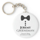 Fun Black Tie Tuxedo Groomsman Wedding Favour