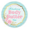 Fun Blue Pink Gold Glitter Body Butter Labels