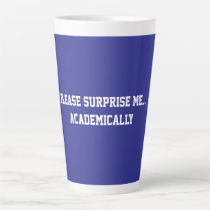 Fun Blue Sarcastic quote for teachers Latte Mug