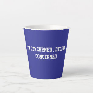 Fun Blue Sarcastic quote for teachers Latte Mug