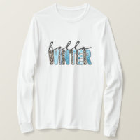 Fun Blue Winter Animal Print