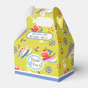 Fun Boats Blue Favour Box