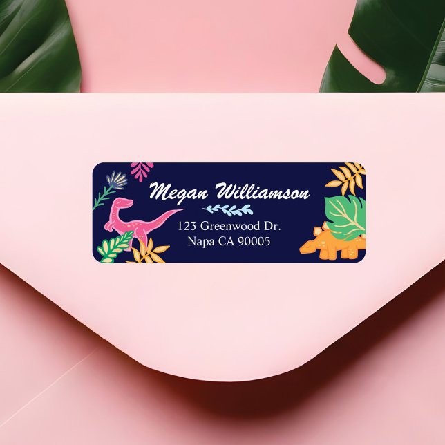 Fun, Bold & Colourful Dinosaur Jungle Leaves (Fun, Bold & Colourful Dinosaur Jungle Leaves Label)