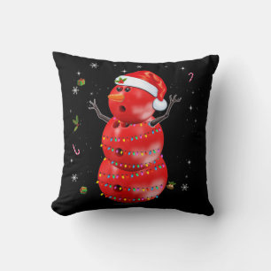 Fun Bowling for Boys Girls Christmas Snowman Bowl Cushion