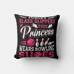 Fun Bowling For Women Girls Kids Mum Wife Cushion