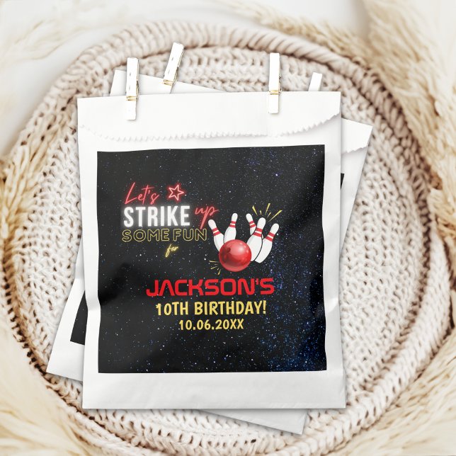 Fun Bowling Party for Kids Favour Bags (Creator Uploaded)