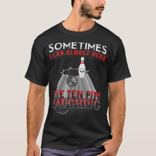 Fun Bowling Ten Pin Design T-Shirt