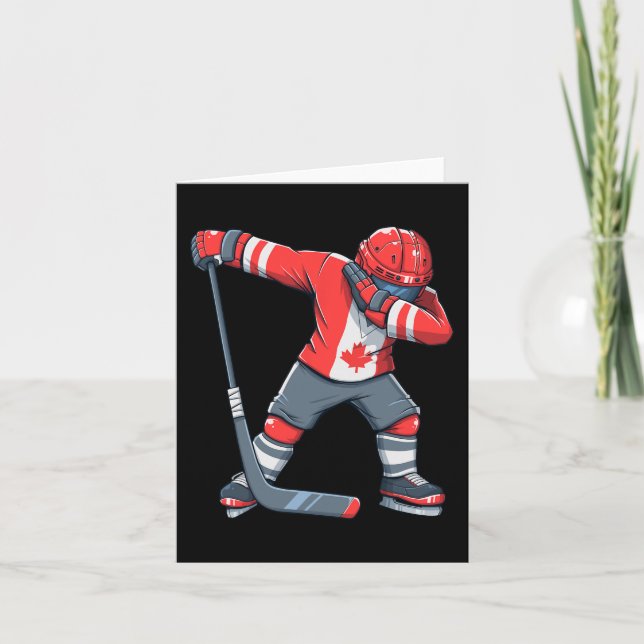 Fun Boy Kid Ice Hockey Apparel Card (Front)