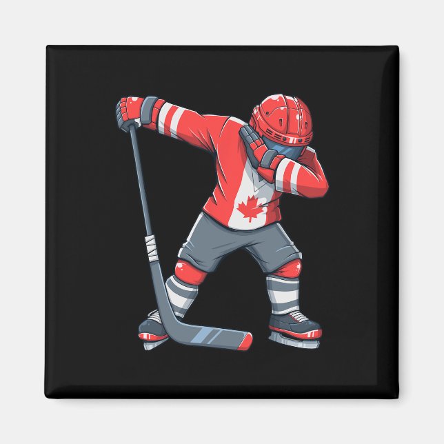 Fun Boy Kid Ice Hockey Apparel Magnet (Front)
