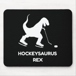 Fun Boys Ice Hockey T Rex Dinosaur Mouse Pad